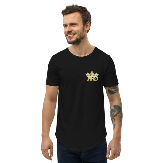 KRG Men's Curved Hem T-Shirt